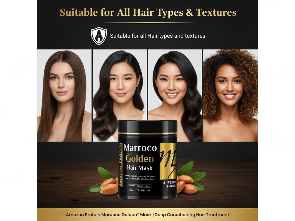 Amazon Protein Advance Formula Marroco Golden Hair Mask
