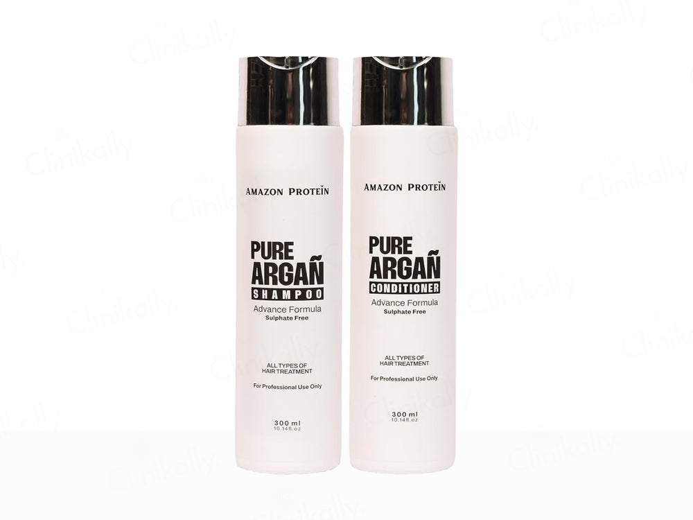 Amazon Protein Advance Formula Pure Argan Shampoo + Conditioner Combo