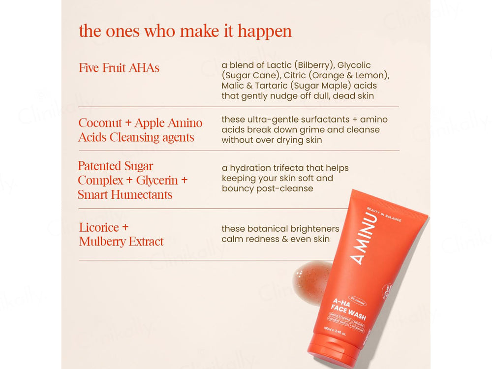 Aminu Brighten A-HA Face Wash