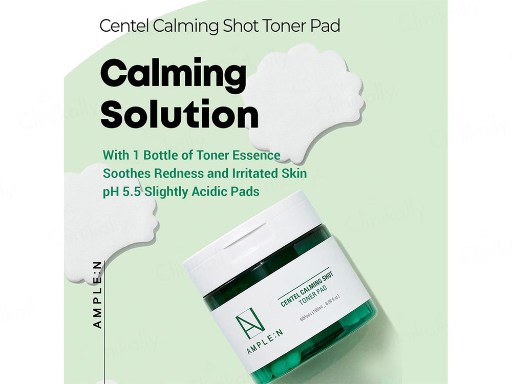 Ample:N Centel Calming Shot Toner Pads