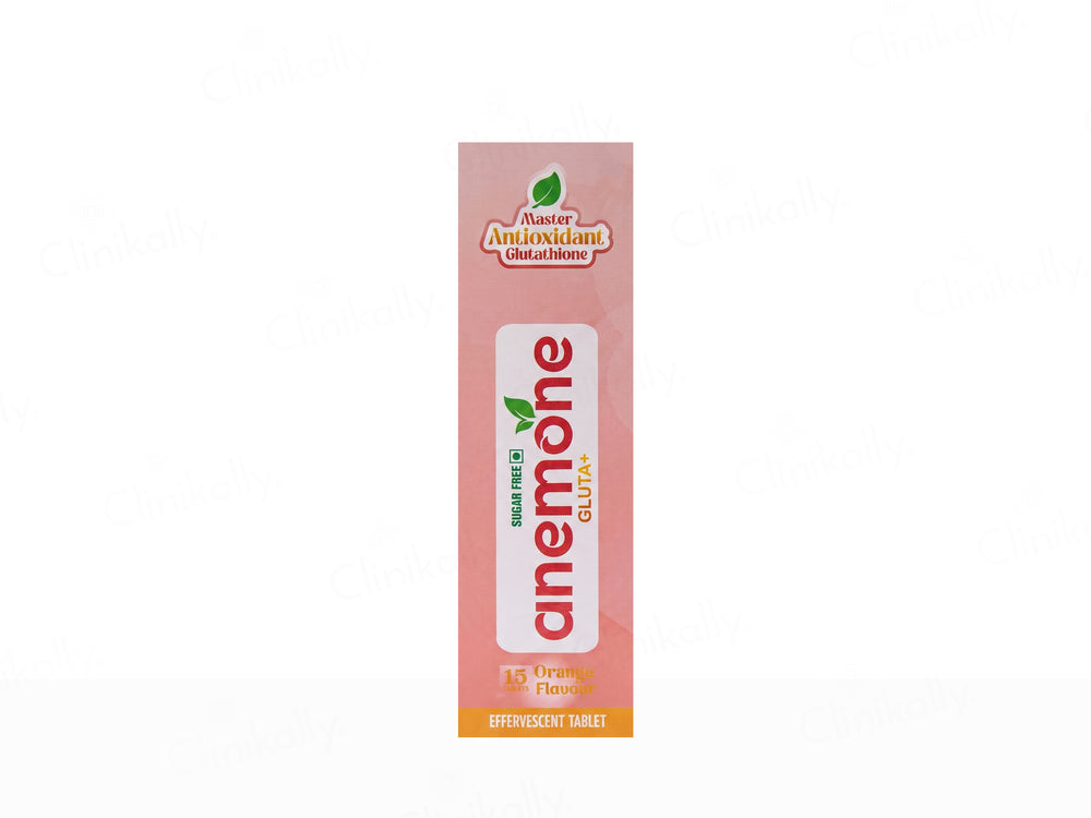 Anemone Gluta+ Effervescent Tablet - Orange Flavour