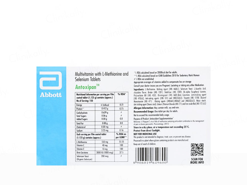 Antoxipan Nutraceutical Tablet