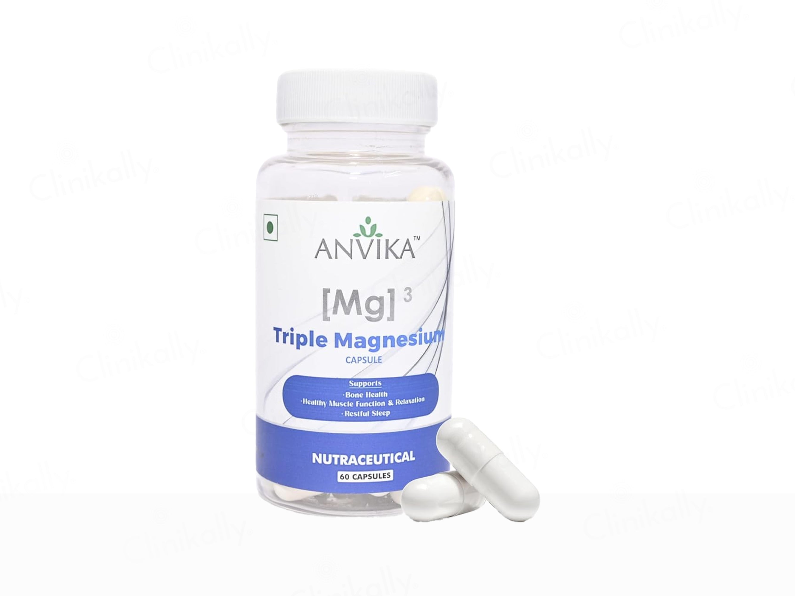 Anvika Mg3 Triple Magnesium Nutraceutical Capsule