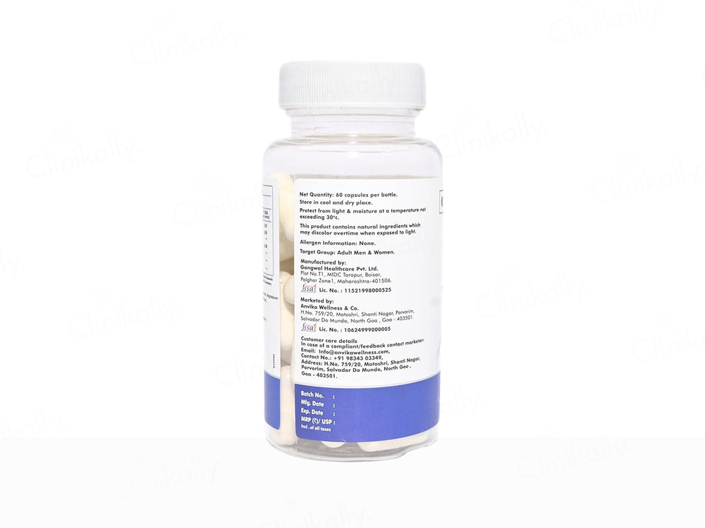Anvika Mg3 Triple Magnesium Nutraceutical Capsule