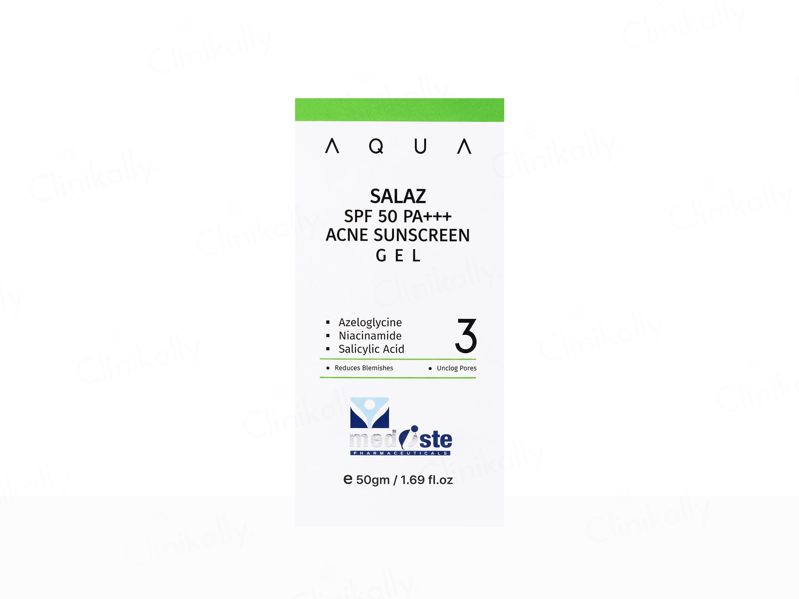 Aqua Salaz Acne Sunscreen Gel SPF 50 PA+++