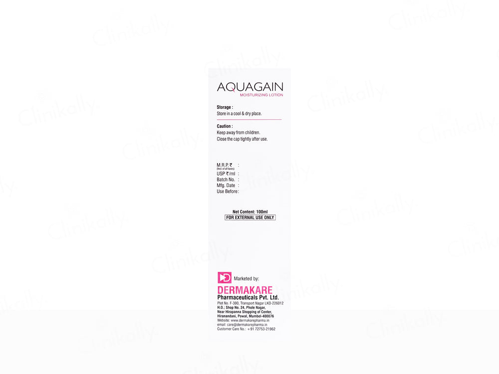 Aquagain Moisturizing Lotion
