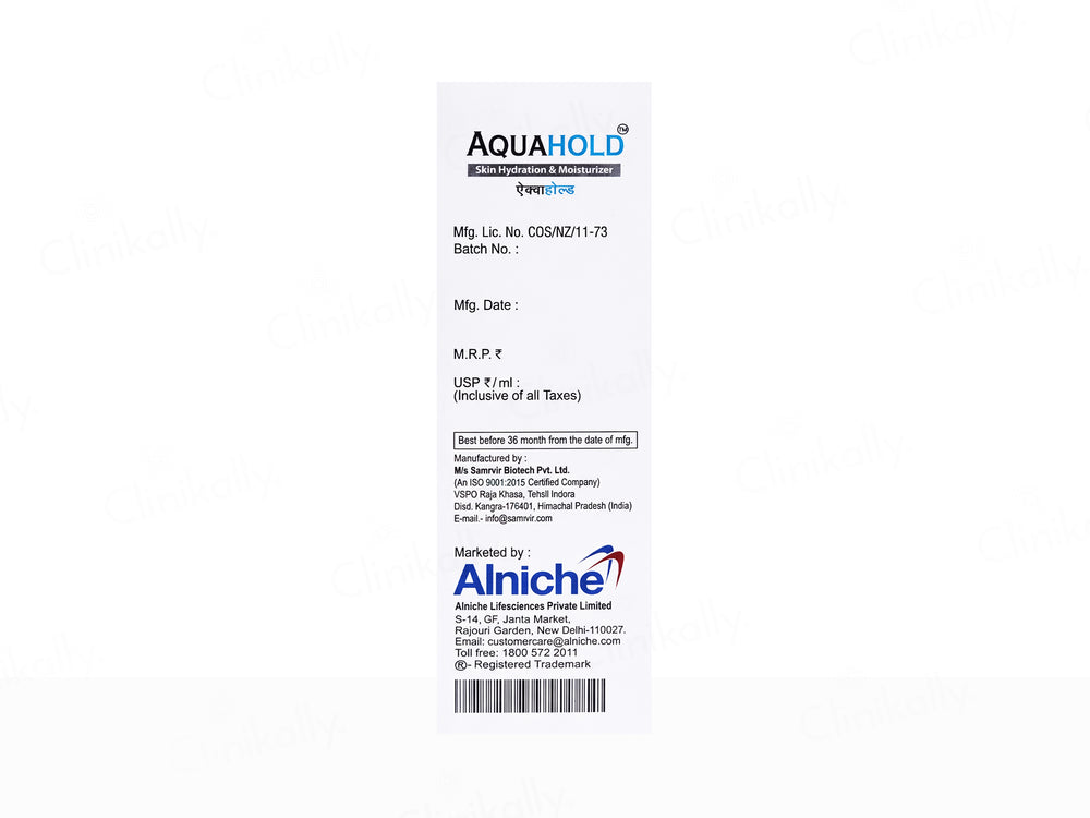 Aquahold Skin Hydration & Moisturizer Lotion