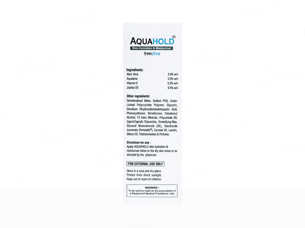 Aquahold Skin Hydration & Moisturizer Lotion