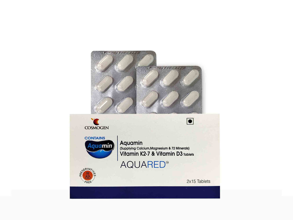 Aquared Aquamin, Vitamin K2-7 & Vitamin D3 Tablet