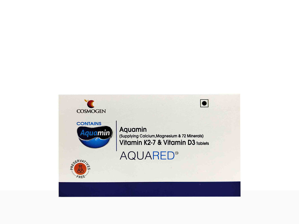 Aquared Aquamin, Vitamin K2-7 & Vitamin D3 Tablet