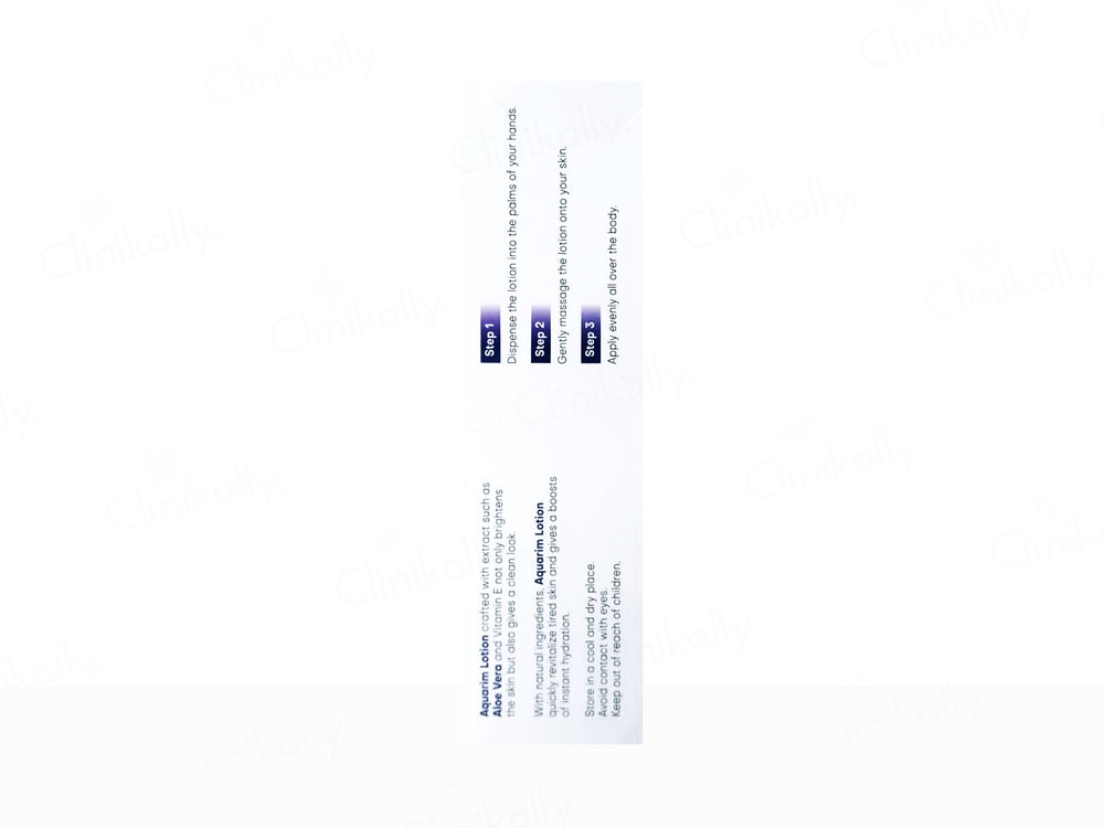 Aquarim Aloe Vera & Vitamin E Skin Nourishing Lotion