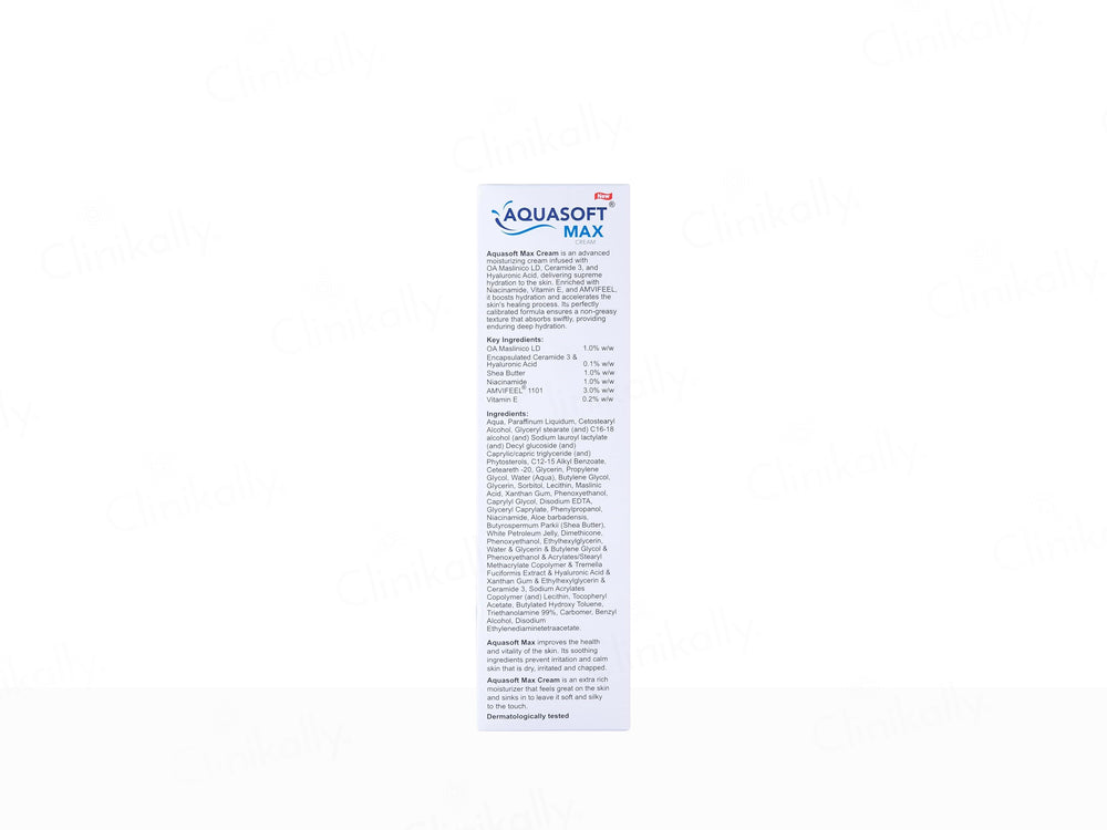 Aquasoft Max Intense Moisturizing Cream