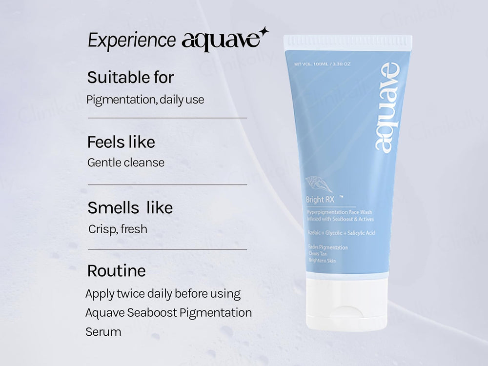 Aquave Bright RX Hyperpigmentation Facewash