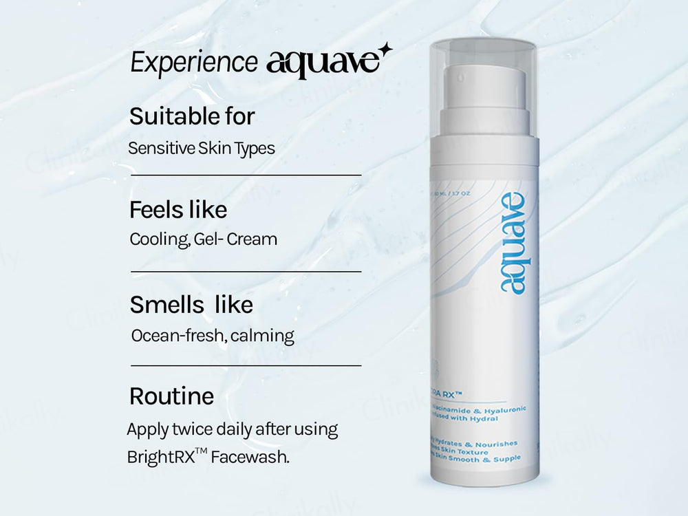 Aquave Hydra RX Face Gel Cream Moisturizer