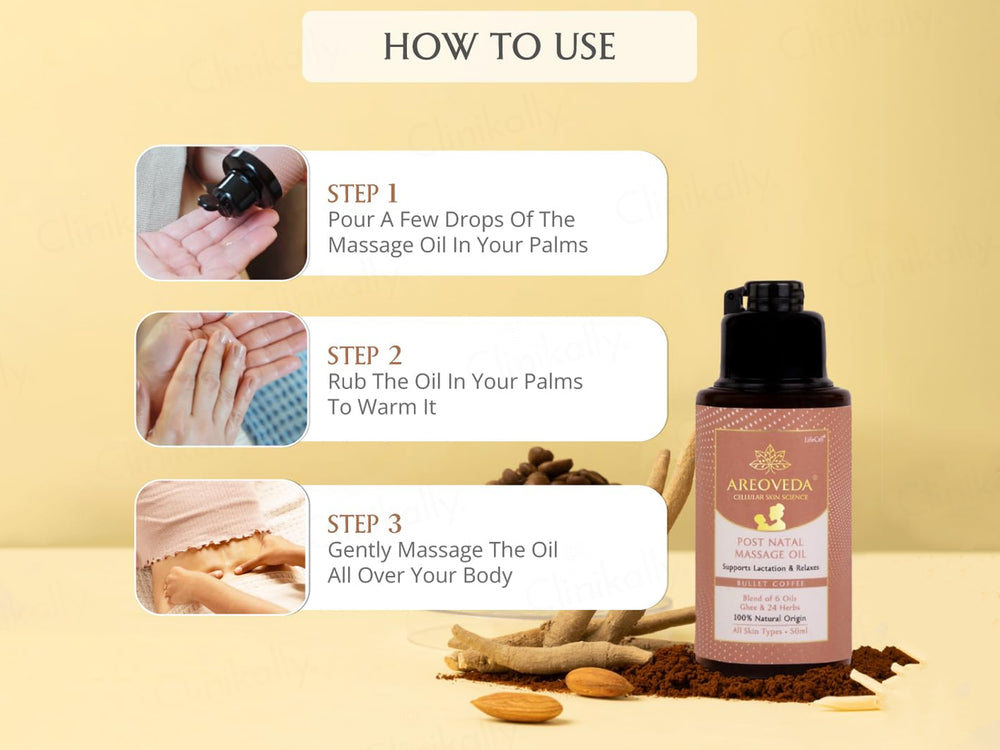 Areoveda Post Natal Massage Oil