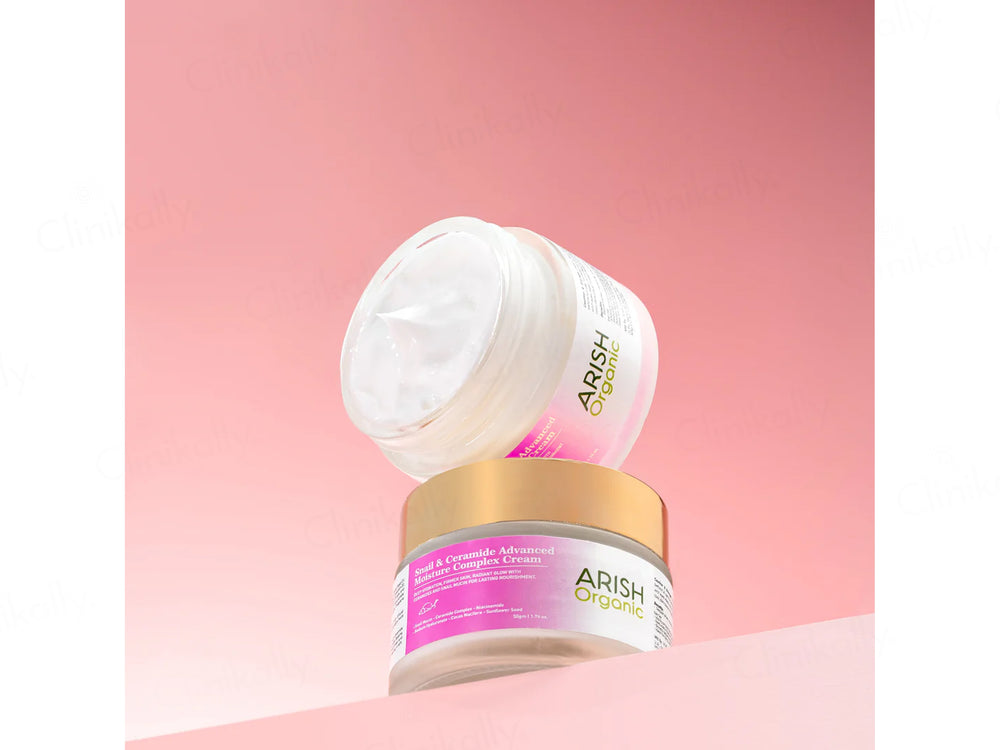 Arish Organic Snail & Ceramide Advanced Moisture Complex Cream