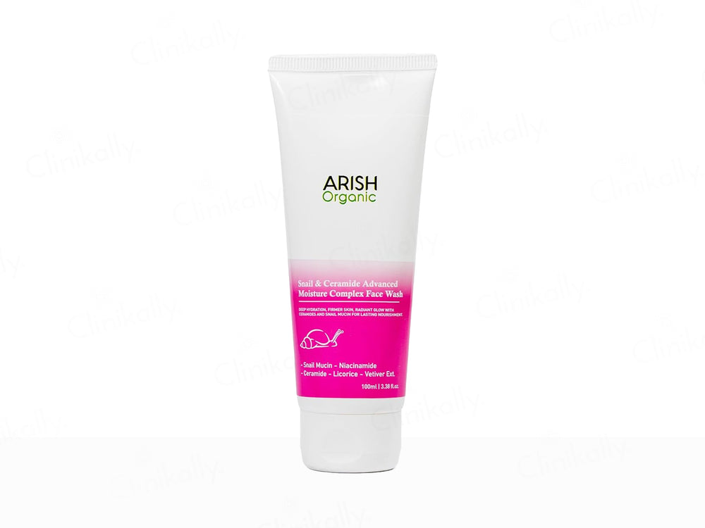 Arish Organic Snail & Ceramide Advanced Moisture Complex Face Wash