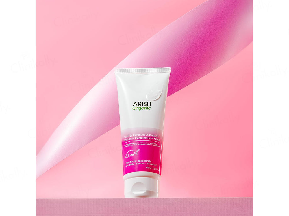 Arish Organic Snail & Ceramide Advanced Moisture Complex Face Wash