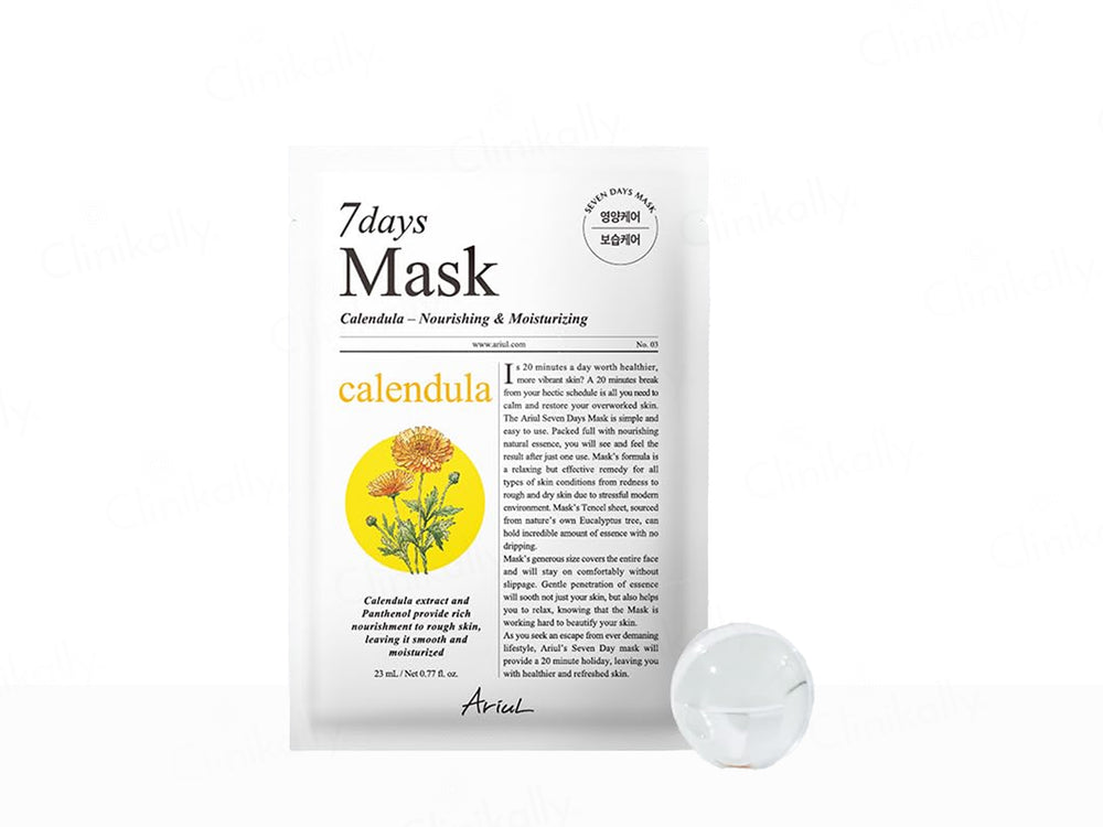 Ariul 7days Mask Calendula Nourishing & Moisturizing P
