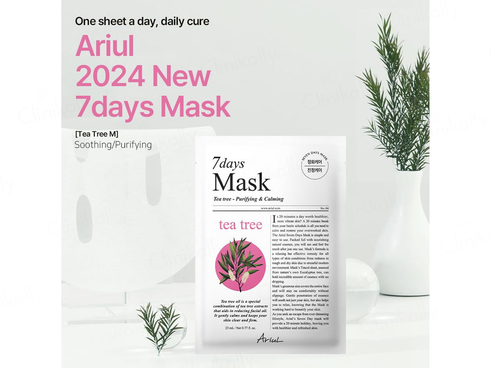 Ariul 7days Mask Tea Tree Purifying & Calming M