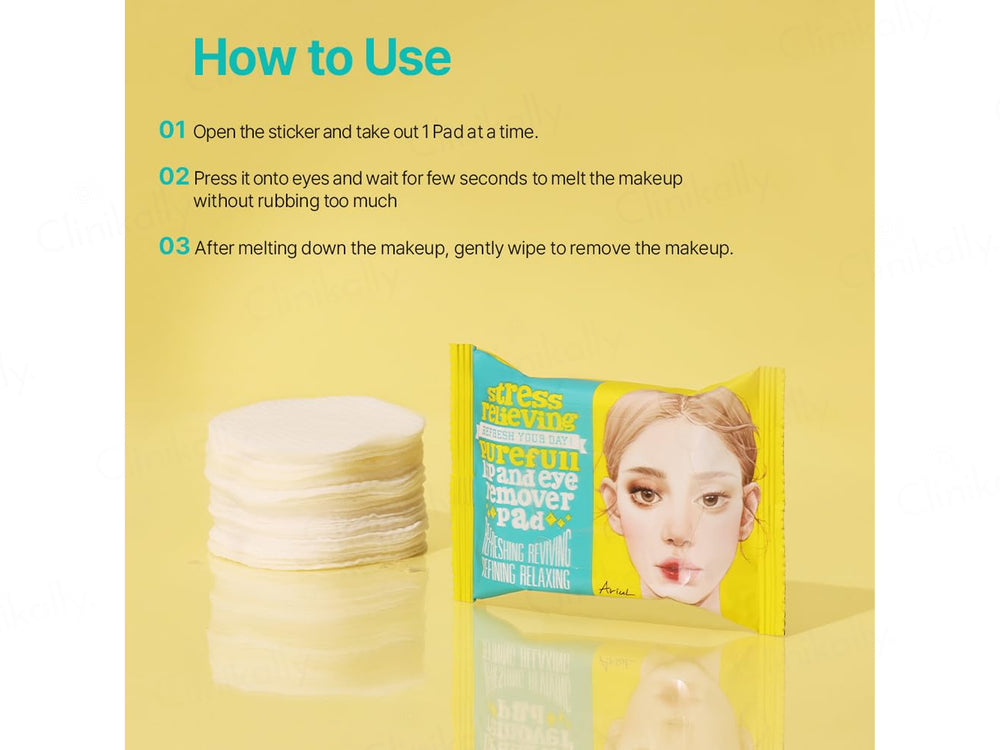 Ariul The Perfect Lip And Eye Remover Pad
