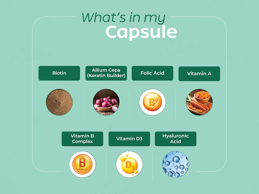 Arth Hair, Nails & Skin Support Nutraceutical Capsule For Women