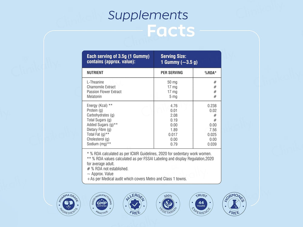 Arth Sleep Support Nutraceutical Gummies