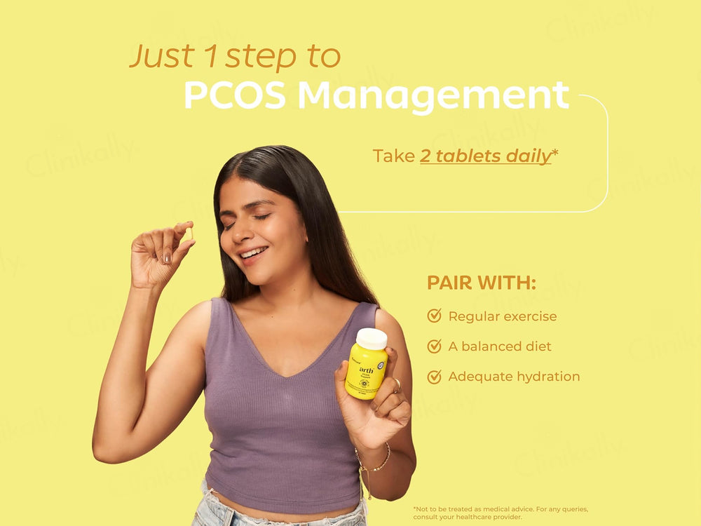 Arth PCOS Support Nutraceutical Tablet For Women
