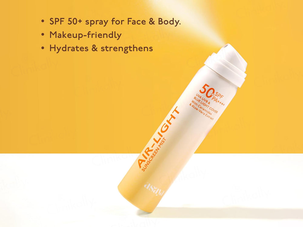 Asaya Air-Light Sunscreen Mist Spray SPF 50+ PA++++