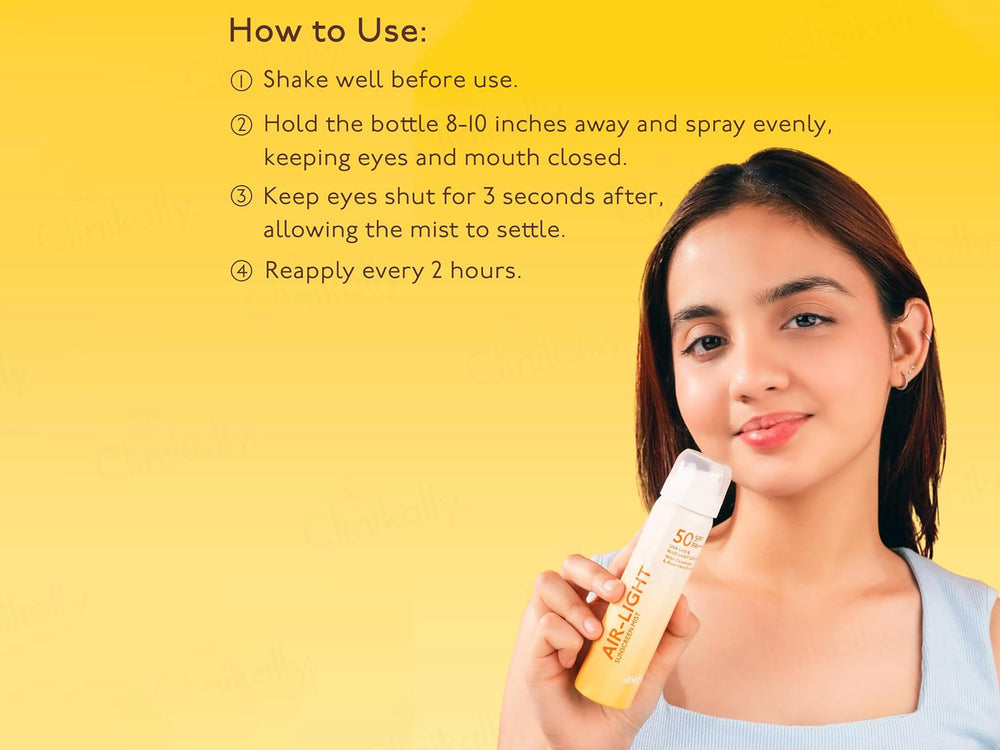 Asaya Air-Light Sunscreen Mist Spray SPF 50+ PA++++