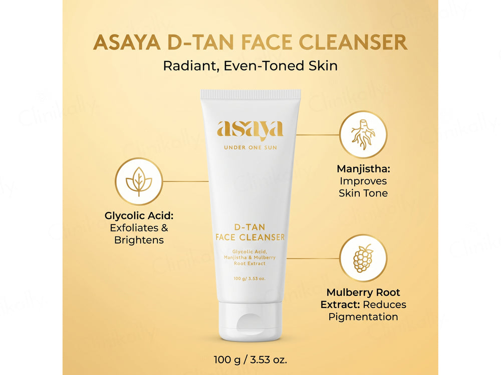 Asaya Under One Sun Detan Face Cleanser