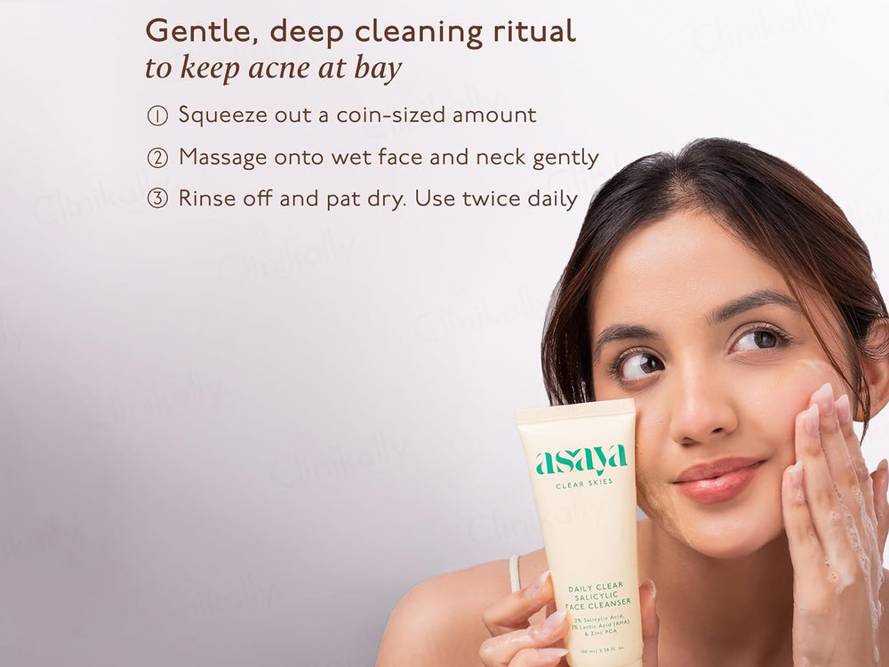 Asaya Daily Clear 2% Salicylic Acid Face Cleanser