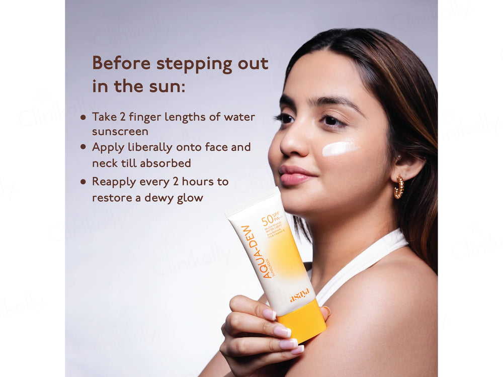 Asaya Under One Sun Aqua-Dew Sunscreen SPF 50 PA+++