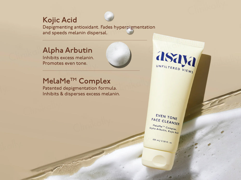 Asaya Unfiltered Views Dark Spot Removal Even Tone Face Cleanser