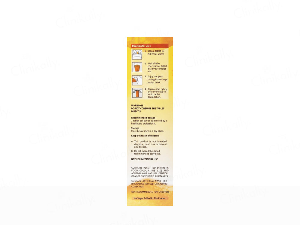 Ascofizz Effervescent Tablet - Orange Flavour