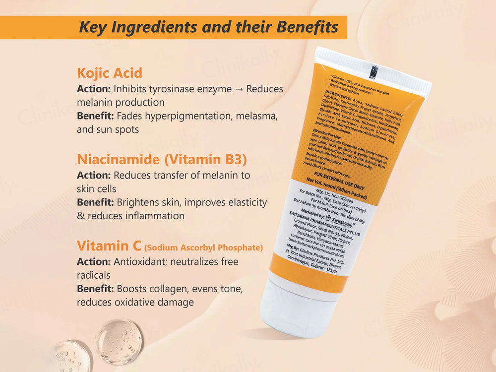 Auralis Vitamin C Skin Brightening Face Wash