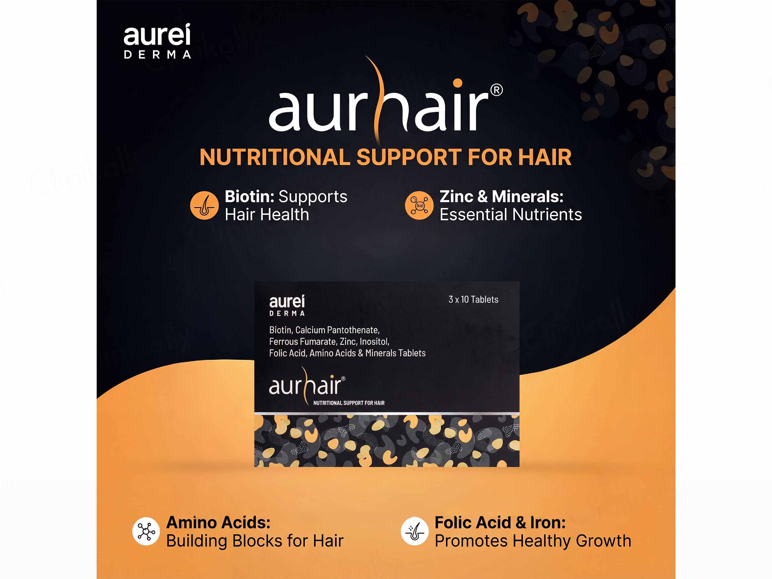 Aurhair Hair Nutritional Tablet