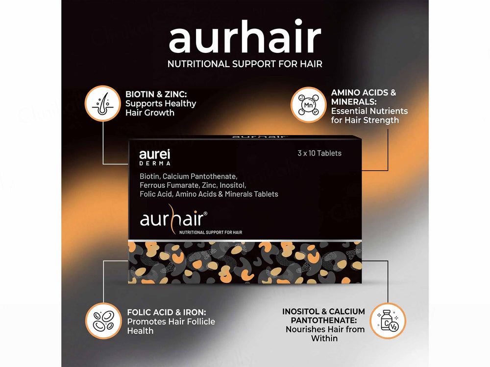 Aurhair Hair Nutritional Tablet