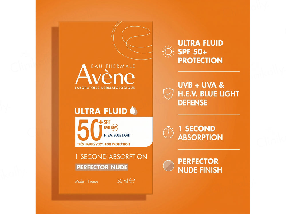 Avene Ultra Fluid Perfector Nude Sunscreen SPF 50+