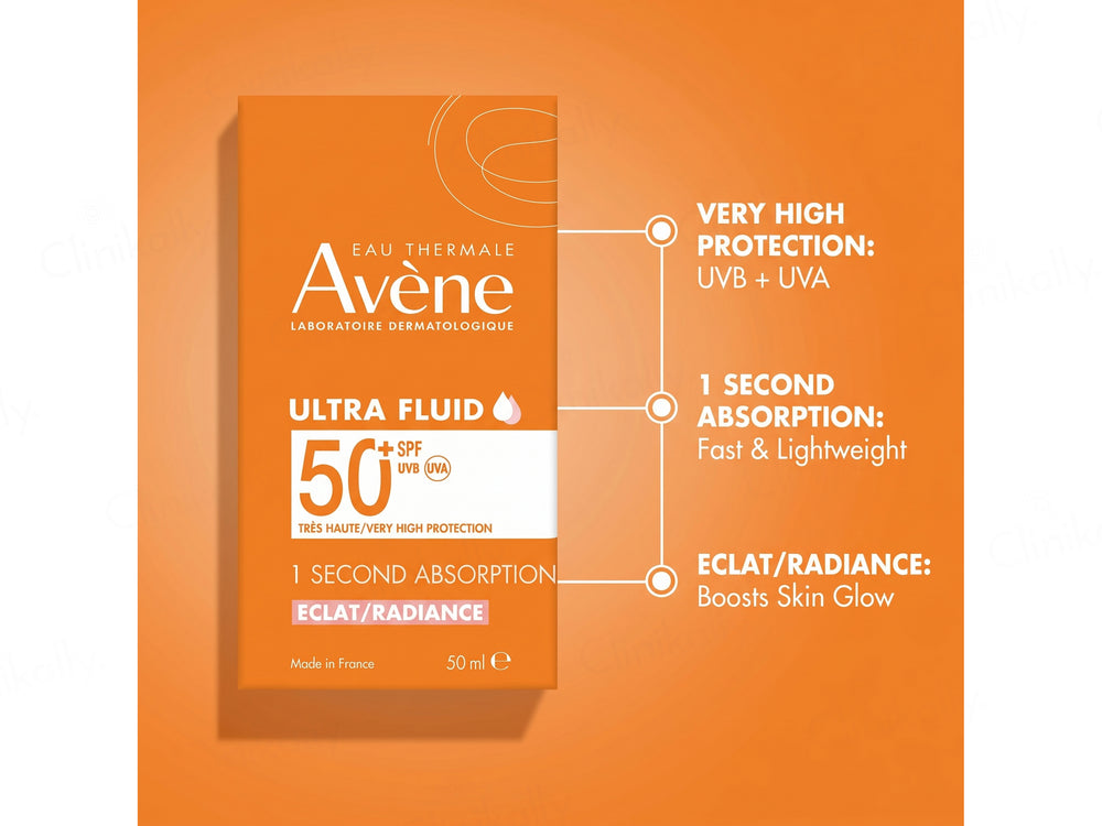Avene Ultra Fluid Radiance Sunscreen SPF 50+