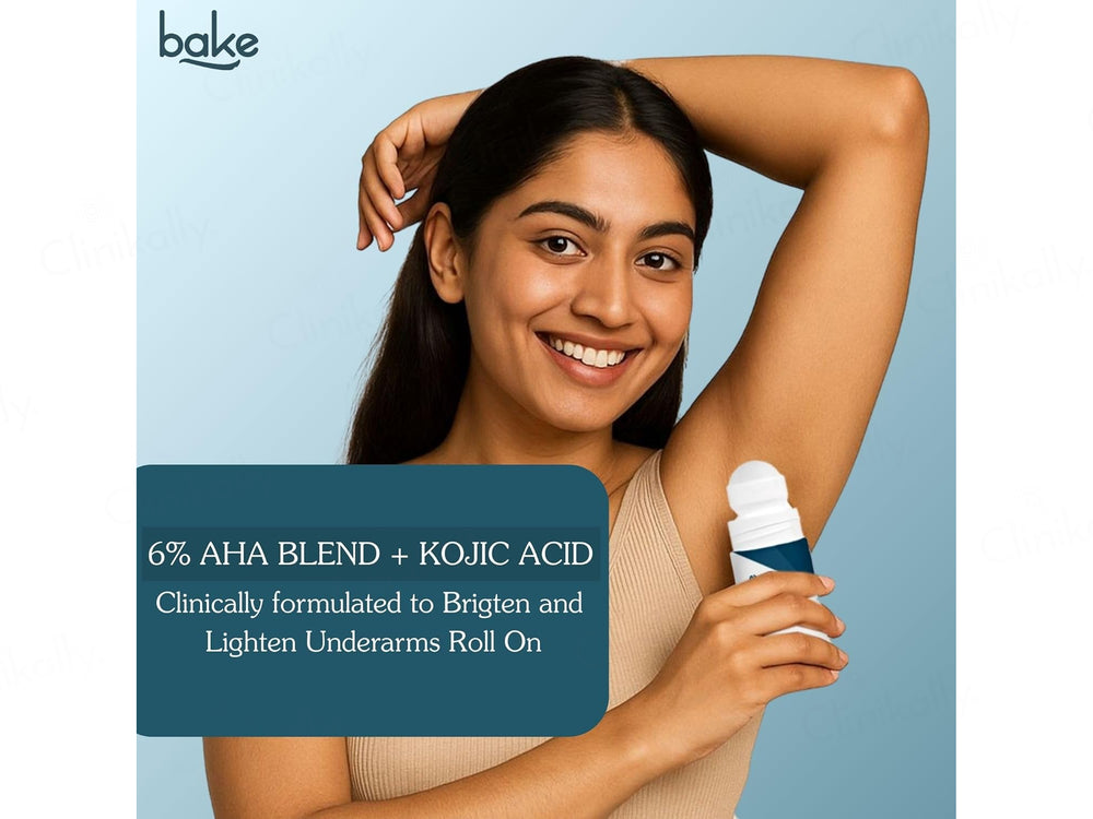 BAKE 6% AHA + 2% Kojic Acid Underarm Brightening Roll On Serum