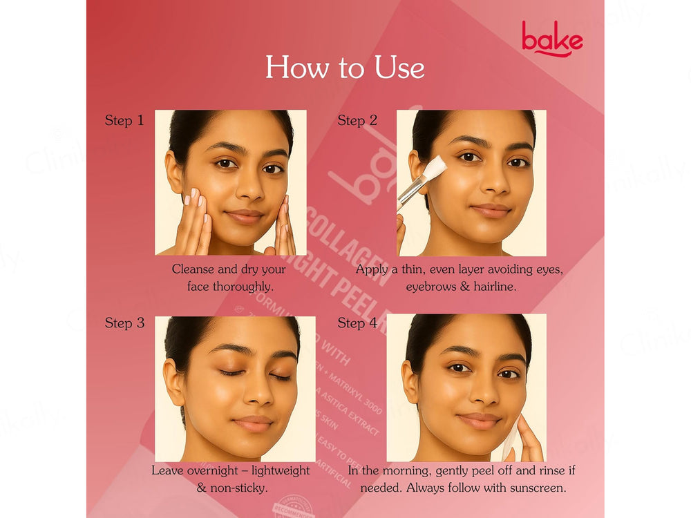 BAKE Collagen Night Peel Mask Rx Face Mask