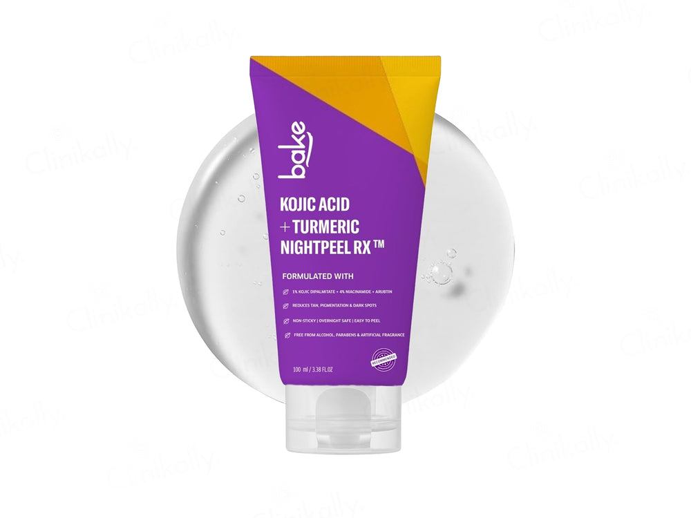 BAKE Kojic Acid + Turmeric Nightpeel Rx Face Mask