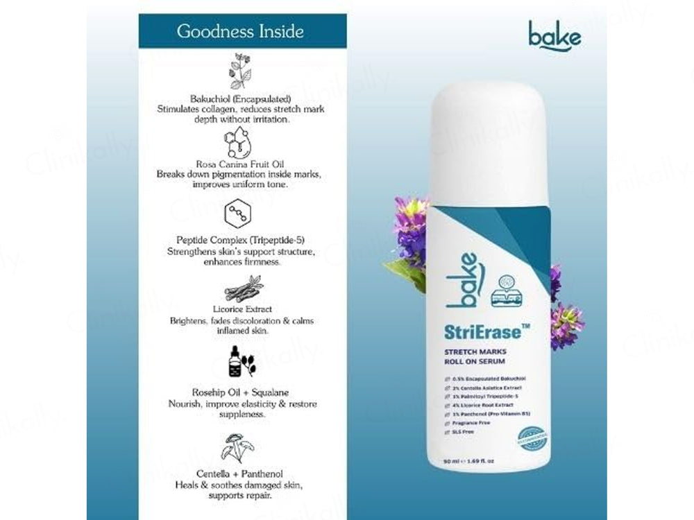 BAKE StriErase Stretch Marks Roll On Serum