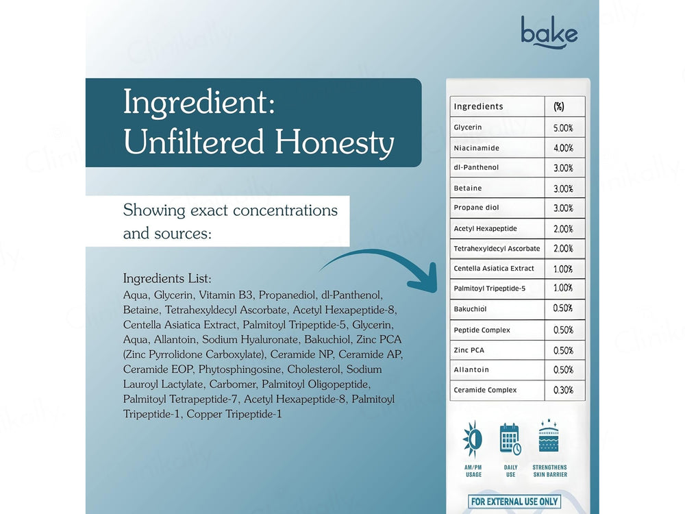 BAKE Wrinkle Erase Anti-Wrinkle, Firming & Skin Barrier Serum