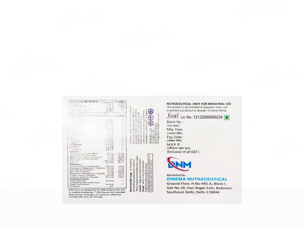 BThair Supplement Tablet For Adults