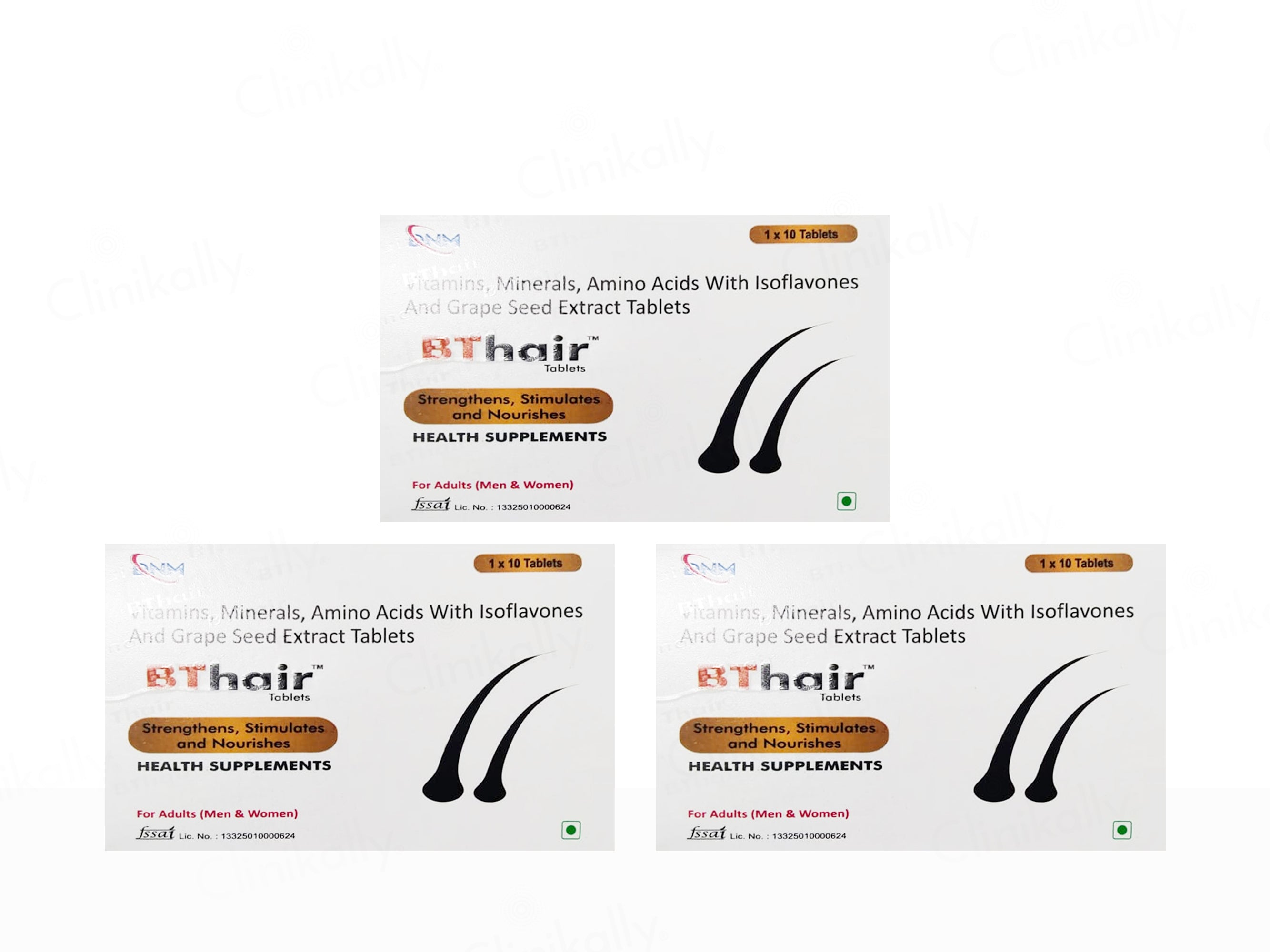 BThair Supplement Tablet For Adults
