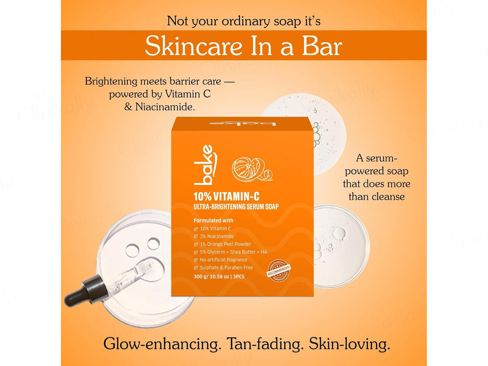 Bake 10% Vitamin-C Ultra Brightening Serum Soap