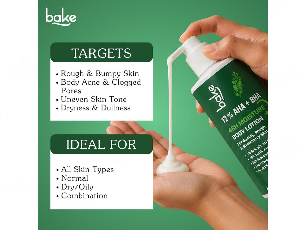 Bake 12% AHA + BHA Body Lotion