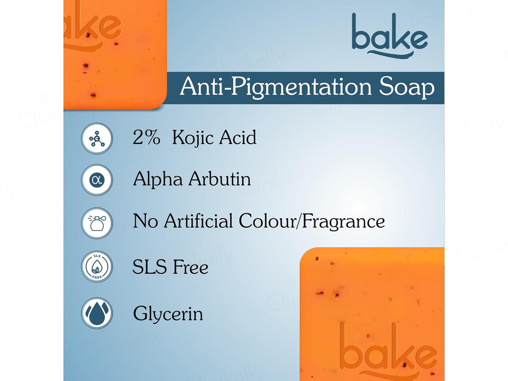Bake 2% Kojic Acid + Alpha Arbutin Anti-Pigmentation Soap (Pack Of 2)